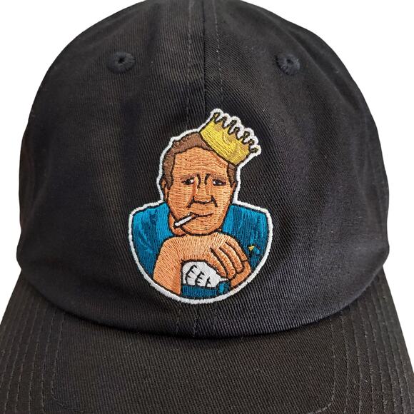 Golf Gods Australia Goat The King Black Dad Golf Hat Cap NWOT - Picture 2 of 5